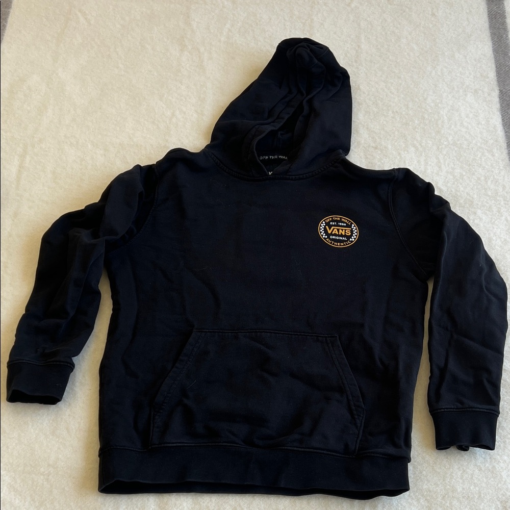 Vans Kids Large Black Hoodie Sweater